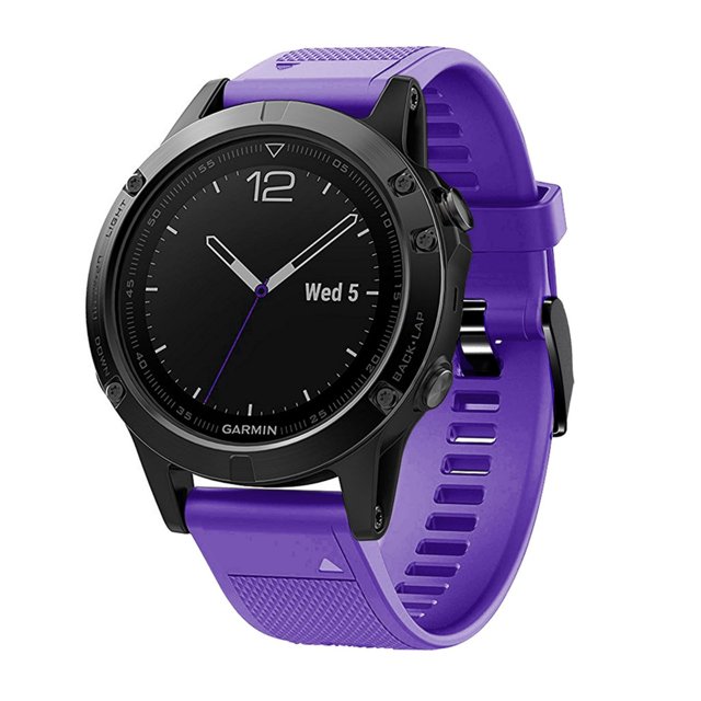 WIFKLSIIPG Quick Release Black Silicone Watch Strap with 22MM Buckle Stylish Fit For