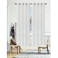 thumbnail image 5 of Superior Lattice Sheer Curtain Set of 2, 52" x 84", White, 5 of 8