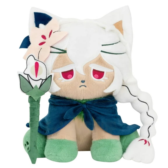 2025 New Official White Lily Cookie Meow Plush - 9.84 Inch Cookie Run Kingdom Stuffed Collectible Cute Plushies Stuffed Toys