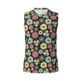 thumbnail image 6 of Picia Daisies Flowers mens Cotton Tank Undershirts , Moisture-wicking Ribbed Tanks, Lightweight Cotton Tank Undershirts-Small, 6 of 8