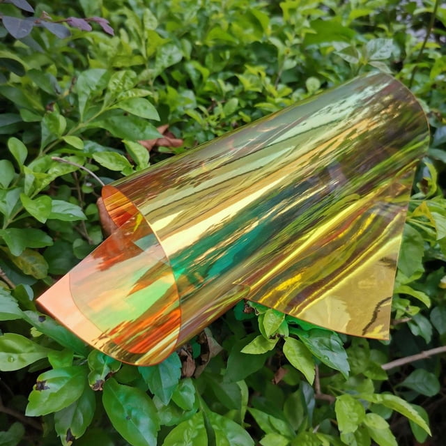 Película de Vinilo Holográfica íris para Paquete Bolsa Patchwork Señal Plotter Artes Patchwork Manualidades DIY - Shallow poco profundo Macarena Papel de vinilo holográfico