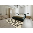thumbnail image 5 of Ahgly Company Machine Washable Indoor Rectangle Transitional Coffee Brown Area Rugs, 6' x 9', 5 of 7
