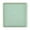 Transparent Green, variant on The Edge Collection 7.75" Clear with Gold Rim Square Plastic Appetizers Plates:10CT
