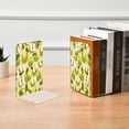 thumbnail image 6 of 2Pack Acrylic Bookends Clear L-Shaped Book Holders with Non-Slip Pads Sturdy Durable Book Stoppers for Shelves, Office, School, Library, Home Desk Decor Light Green Apple Harvest, 6 of 6