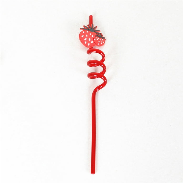 AL ATASH Multicolor Flexible Fruit Straw, For Event and Party Supplies