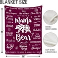 thumbnail image 6 of Gift for Mom Blanket from Daughter - Son - Children for Christmas, Mama Bear Wearable Blanket for Mom, for Wife, Happy Birthday Mom Gifts for Mother Mommy Mama, 6 of 6