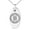 Silver, variant on Stainless Steel Vegvisir Web of Wyrd Skuld’s Net Viking Engraved Small Oval Charm Pendant Necklace