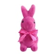 thumbnail image 2 of Easter Bunny Flocked Bunny Figurines Colorful Flocked Rabbit Statues Tabletop For Home Living Room Farmhouse Desktop Ornament Home Decor, 2 of 6