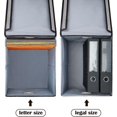 thumbnail image 3 of 1pcs File Organizer Box With Lid, Hanging File Folders Letter Size, Collapsible Document Organizer - Jxlgv, 3 of 5