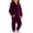 Purple, variant on Zefriona Kids Warm Hooded Sweatshirt and Pocket Sweatsuit Set 9 Months-8 Years Black Size 15M
