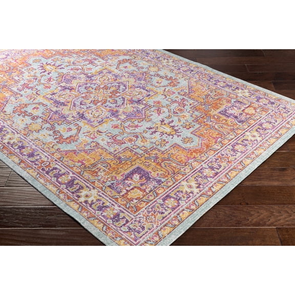 Hauteloom Grelton Living Room, Bedroom Area Rug - Traditional - Lavender, Purple, Sage - 2' x 2'11"