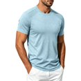 thumbnail image 4 of Miqool Men's Athletic T-Shirt Short Sleeve Crew Neck Moisture-Wicking Mesh Panel Quick Dry Workout Top Lightweight Stretch Gym Running Tee, 4 of 8