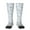 2 Black-2, variant on Dock Rudder print thigh-high socks, crafted for both men and women with a stretchy, high-opaque design perfect for daily wear