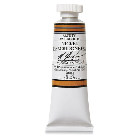 M GRAHAM NICKEL QUINACRIDONE GOLD 15ML WATERCOLOR