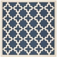 thumbnail image 1 of Safavieh Courtyard Navy Indoor Outdoor Rug - Square 6'7", 1 of 4