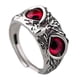 thumbnail image 3 of Anillos de búho de ojo de demonio Fernando Anillo de declaración Retro Elegante Accesorios Punk, 3 of 7
