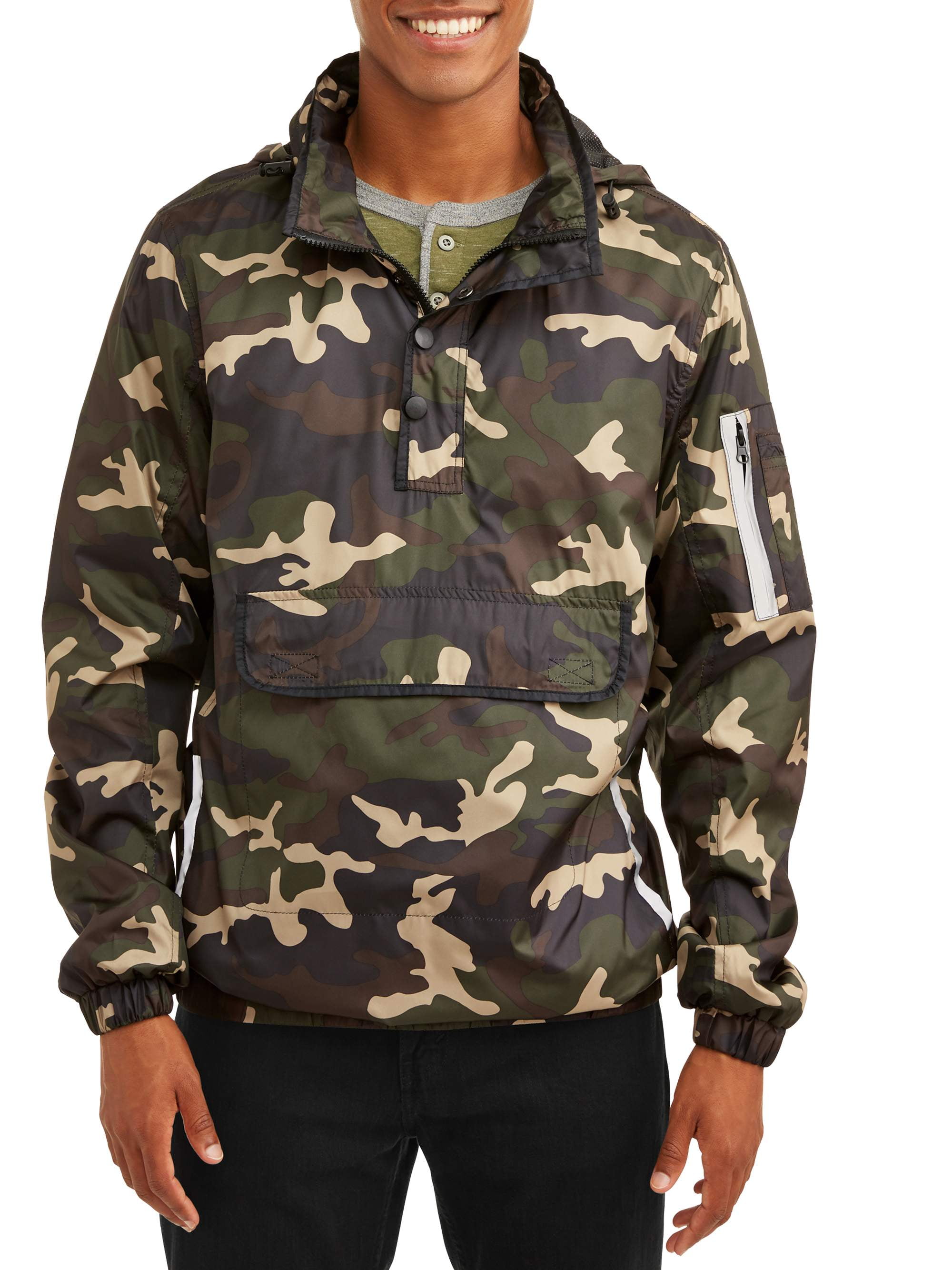 camo print jacket mens