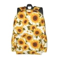 thumbnail image 2 of Disketp Modern Elegant Sunflower Mochila Escolar de Gran Capacidad y Peso Ligero, Mochila de Viaje Ideal para Escuela, Trabajo y Uso Diario, Cómoda y con Estilo, 2 of 8
