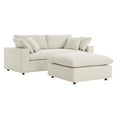 thumbnail image 6 of Modway Commix Down Filled Overstuffed Sectional Sofa in Light Beige, 6 of 8