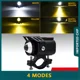 thumbnail image 3 of Faros Led Neblineros Para Motocicleta, Color Negro, 3 of 8