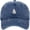 Dark blue, variant on Byfri Black Halloween Ghost Embroidered Baseball Hat 56-62cm Adjustable Washed Cotton Dad Cap