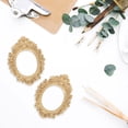 thumbnail image 3 of AURARMLET Vintage Oval Picture Frame Golden 3Pcs 2.75X2.04X0.16In, 3 of 8