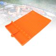 thumbnail image 3 of Silicone Grill Pad, Silicone Griddle Tools Mat Anti Scratch Heat Proof Anti Slip Easy To Clean Multi Functional  for Cooking Orange,Grey, 3 of 7