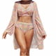thumbnail image 1 of Trajes de Baño de Bikini de Mujer con Correas Impresas V Sexy Split Set de Tres Piezas, Diseño de Corte Alto para la Piscina de Playa Y las Vacaciones de Verano, 1 of 9