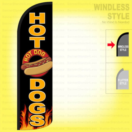 Windless Swooper Flag Feather Banner Sign 2.5x11.5 Details about   FLEA MARKET yb