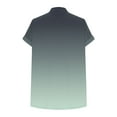 thumbnail image 5 of MaFYtyTPR Women's Short Sleeve Tops Fashion Casual Printed V-Neck Loose Raglan Sleeve Button Loose T-shirts Army Green L, 5 of 5