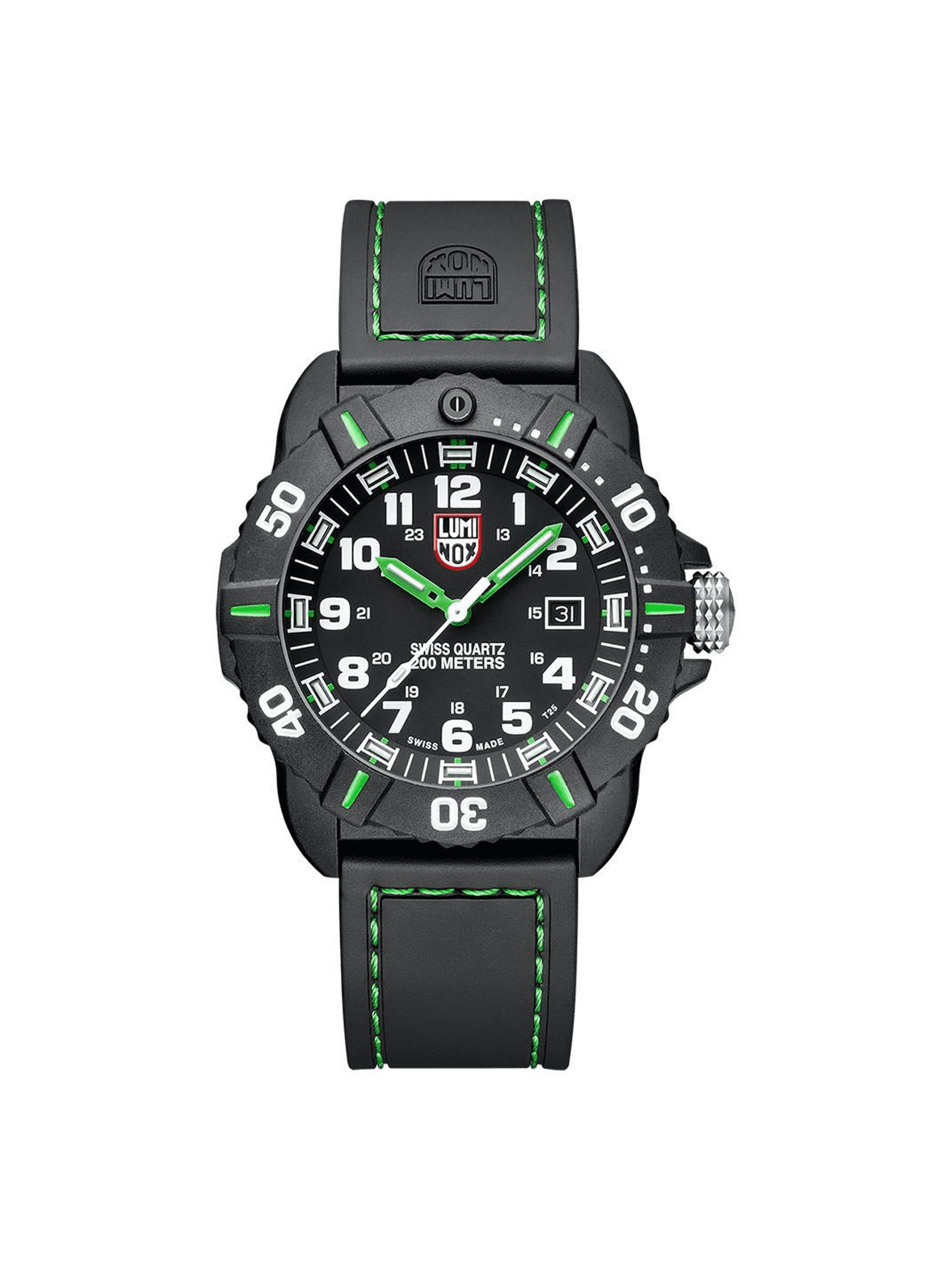 Luminox Navy Seal ブラック Luminox Navy Seal Colormark 44mm Carbon Black Dial Mens