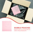 thumbnail image 2 of MOVTOTOP 100Pcs 3.9x3.1x0.2in Red Bubble Pouch for Packing with Anti Static Technology Home Users, 2 of 8