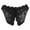 Black, variant on Womens Underwear See Through Thongs Erogenous Lace Lingerie Panties Underpants Beige