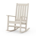 thumbnail image 2 of Better Homes & Gardens by POLYWOOD Southlake Outdoor Rocking Chair, All-Weather HDPE, Patio Seat, Sand, 2 of 11