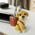 thumbnail image 4 of Vacemry Under $5 Resin Pen Holder, Dog Shaped Desk Organizer, Study Storage Container, Home Office Decorative Item, Gift Idea for Stationery Lovers, 4 of 9