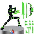 thumbnail image 1 of Figura de acción WNWBFM modelo 13 Lucky Robot 13 Juguetes magnéticos de viaje, 1 of 7