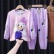 thumbnail image 3 of Sanrio Hello Kittys pijamas finos de manga larga para niños ropa de hogar de dibujos animados para estudiantes conjuntos cálidos de invierno de Anime para chicas lindas regalo de Navidad, 3 of 5