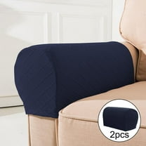 Pack of 2 arm protectors armrest covers armrest covers for couch sofa loveseat Navy