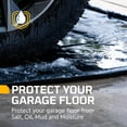 thumbnail image 4 of AutoFloorGuard AFG7918 7'9"x18' Midsize SUV Heavy Duty Garage Floor Mat for Under Car for Rain, Ice,and Mud w/Stay-Put Corner and Telescoping Squeegee, 4 of 7