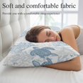 thumbnail image 5 of Blue Grey Coastal Small Pillow Covers,Sea Turtle Nautical Coral Summer Beach Breathable Throw Pillow Cases with Invisible Zipper,Decorative Pillowcase Pillows Protectors for Sofa Bed Chair 12"x20", 5 of 9