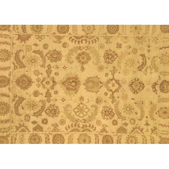 Ahgly Company Indoor Rectangle Oriental Brown Traditional Area Rugs, 3' x 5'