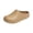 Coffee, variant on Women's Closed Toe Clogs, Waterproof EVA Garden Shoes, Arch Support Non Slip Outsole Easy Clean Shoes Brown