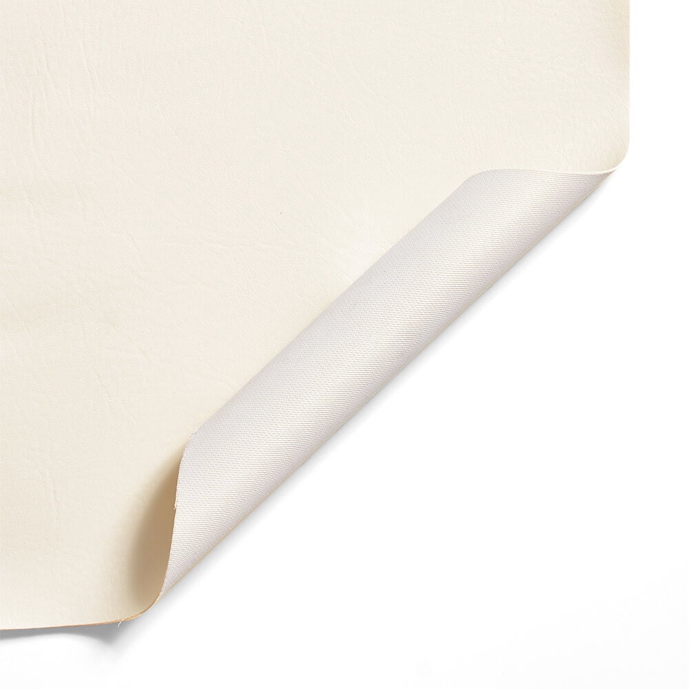 Ottertex Marine Vinyl Fabric Polyester Backing Waterproof Abrasion UV Resistant Heavy Duty Outdoor Upholstery PVC For Sewing & Upholstery - Off White (10 Yards)