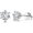 0.4CTTW-silver, variant on FANCIME 0.2-0.6 cttw Lab-Grown Diamond 6-Prong Stud Earrings in 925 Sterling Silver (D-E Color, VS Clarity), 14K Yellow Gold Plated Fine Jewellery Anniversary Birthday Gifts for Women Her Wife Mum