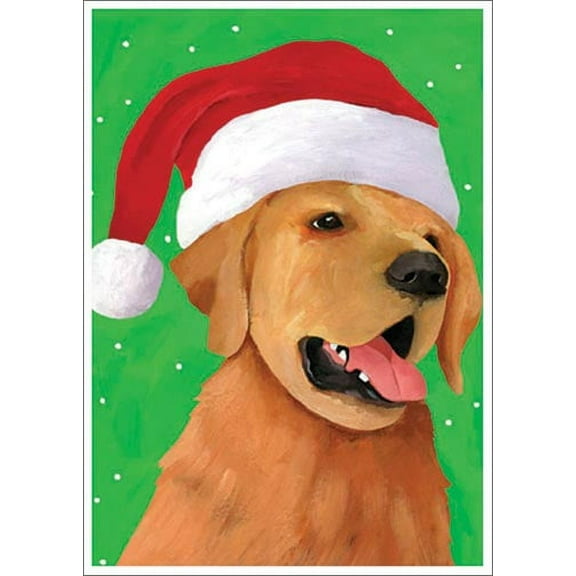 Allport Editions Christmas Retriever Box of 15 Dog Christmas Cards