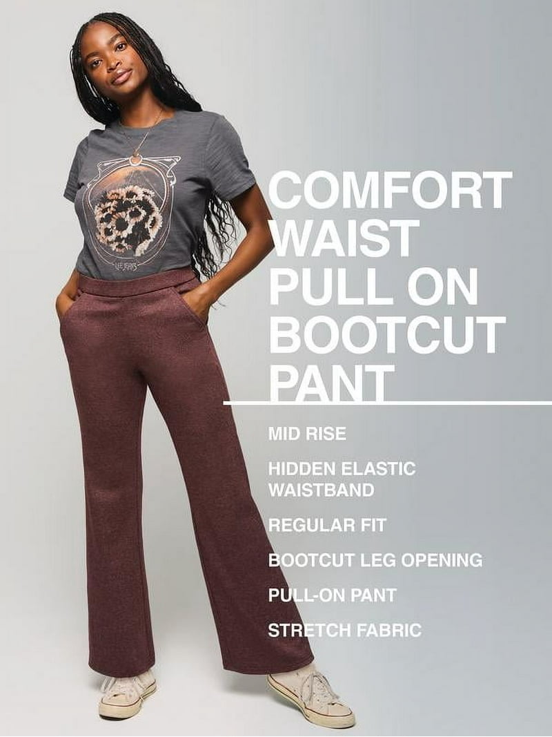 Lee® Women's Comfort Waist Pull On Bootcut Pant - Walmart.com