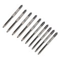 thumbnail image 3 of 10Pcs Metric Taper Plug Tap Set Straight Shank Carbon Steel for Metal Processing M2.5, 3 of 13