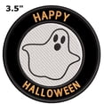 thumbnail image 2 of Ghost Embroidered Patch Iron/Sew-On Applique Costume Classic Scary Movie, 2 of 2