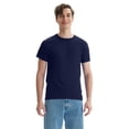 thumbnail image 3 of Hanes Men Crew neck T-Shirt 4-Pack ComfortSoft 100% Cotton Heavyweight Tee Plain, 3 of 6