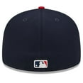 thumbnail image 4 of Men's New Era Navy Atlanta Braves Big League Chew Team 59FIFTY Fitted Hat, 4 of 6